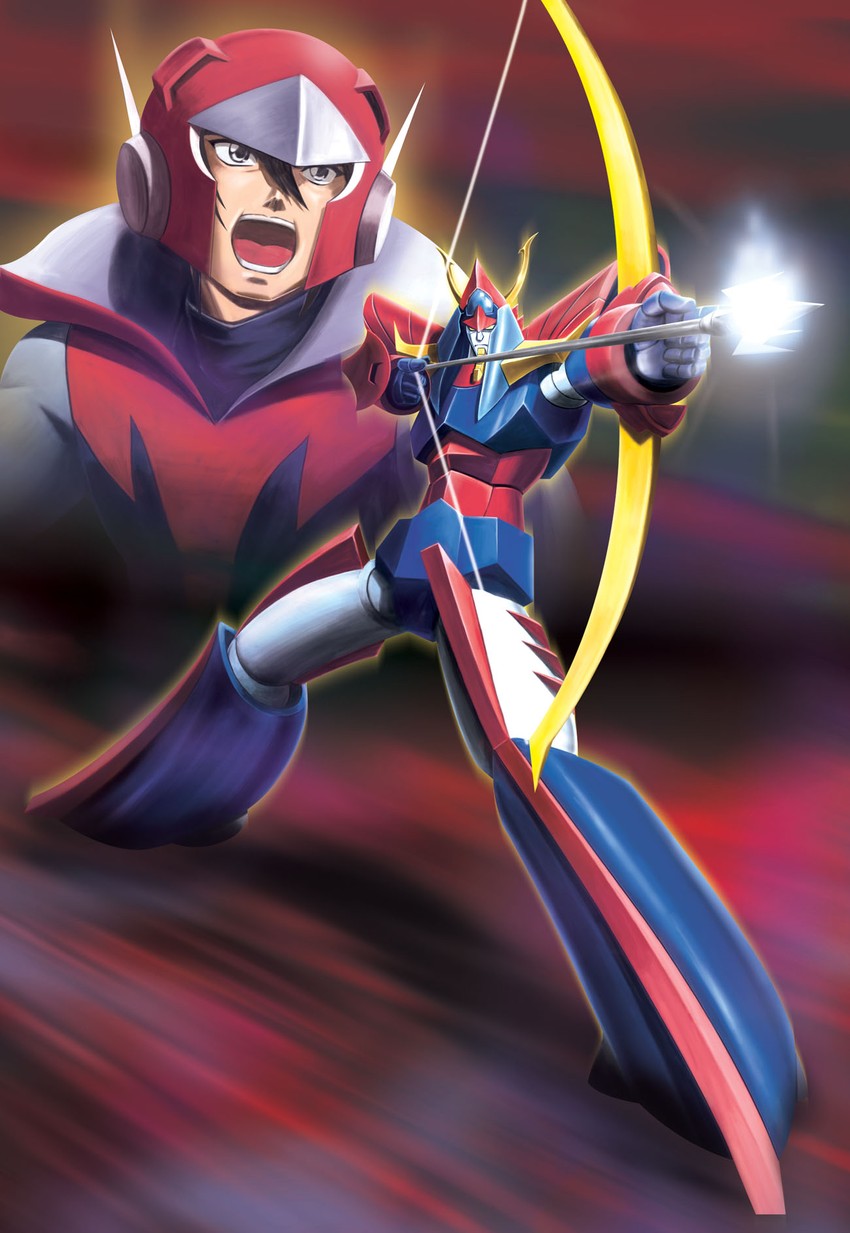 raideen and hibiki akira (raideen and 1 more) drawn by hiro_(hibikigaro)