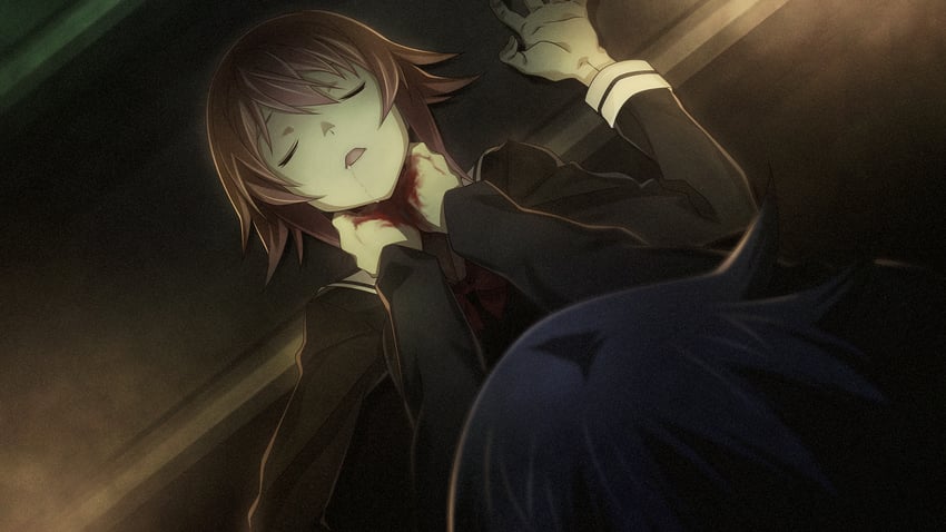 onoe serika and miyashiro takuru (chaos;child) drawn by sasaki_mutsumi