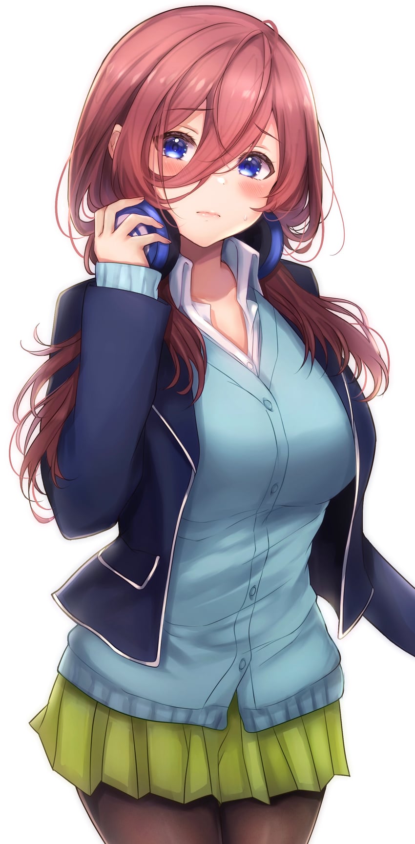 nakano miku (go-toubun no hanayome) drawn by yu_lei
