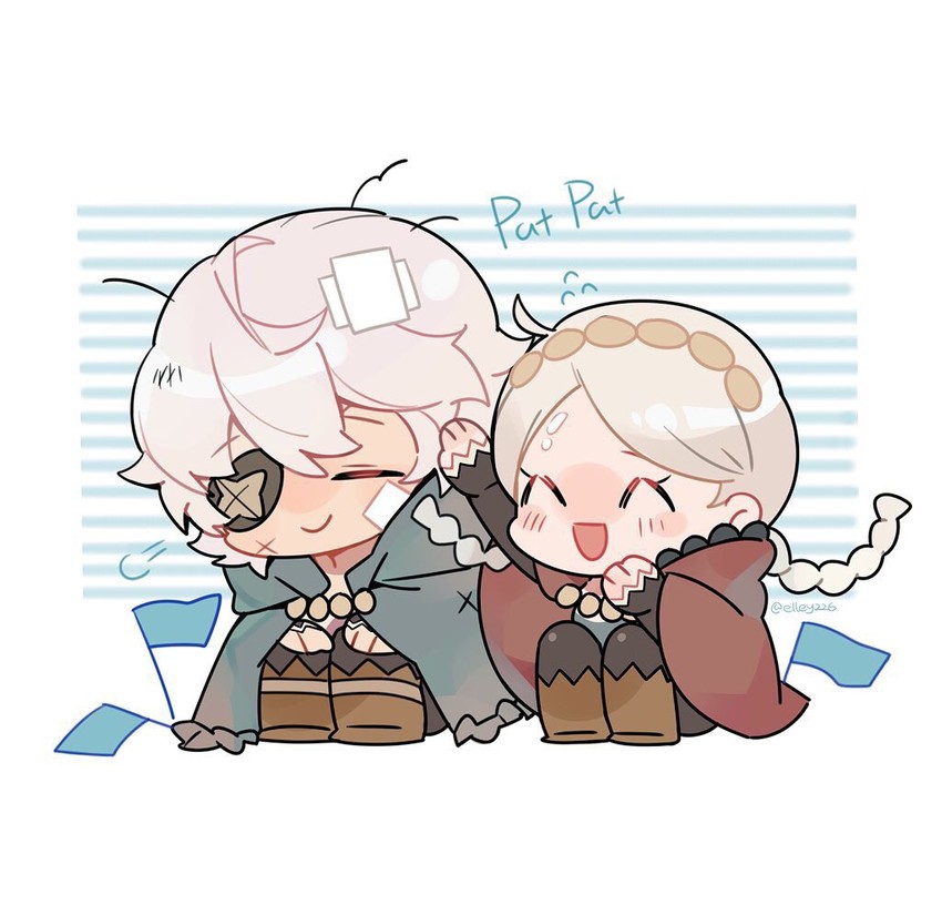 nina and niles (fire emblem and 2 more) drawn by elley226