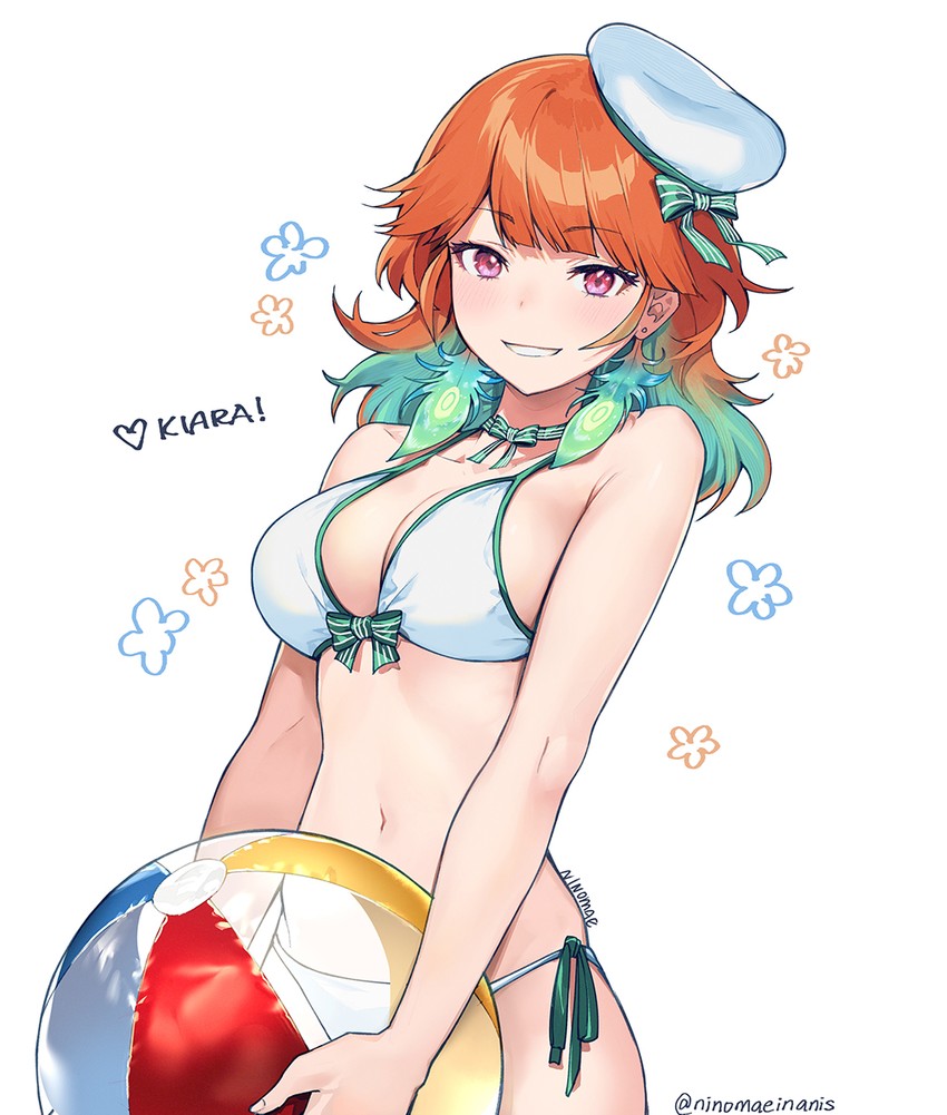 takanashi kiara (hololive and 1 more) drawn by ninomae_ina'nis_(artist)