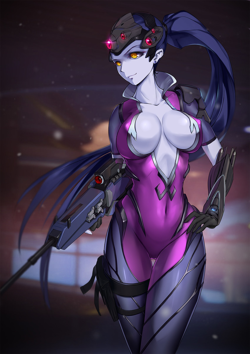widowmaker (overwatch and 1 more) drawn by liu_lan