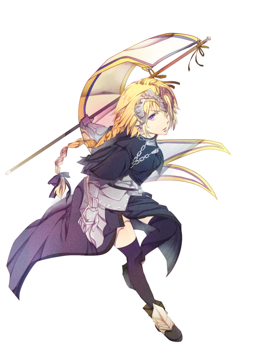 jeanne d'arc (fate and 1 more) drawn by heru_(goldprin)