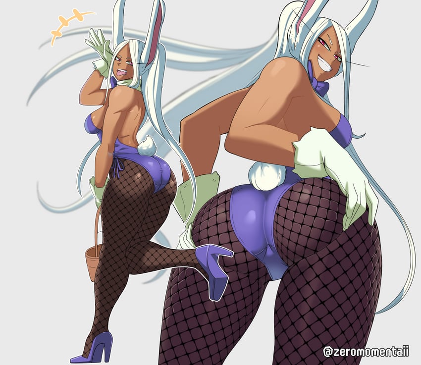 mirko (boku no hero academia) drawn by zero_momentai