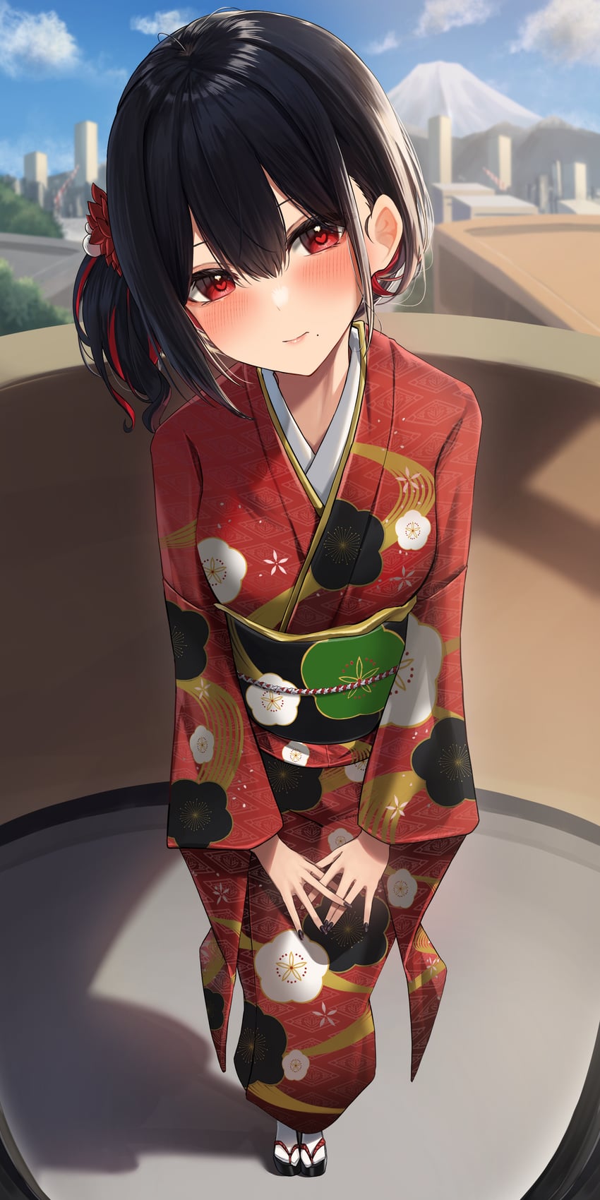 aizen chieri (original) drawn by amane_sora