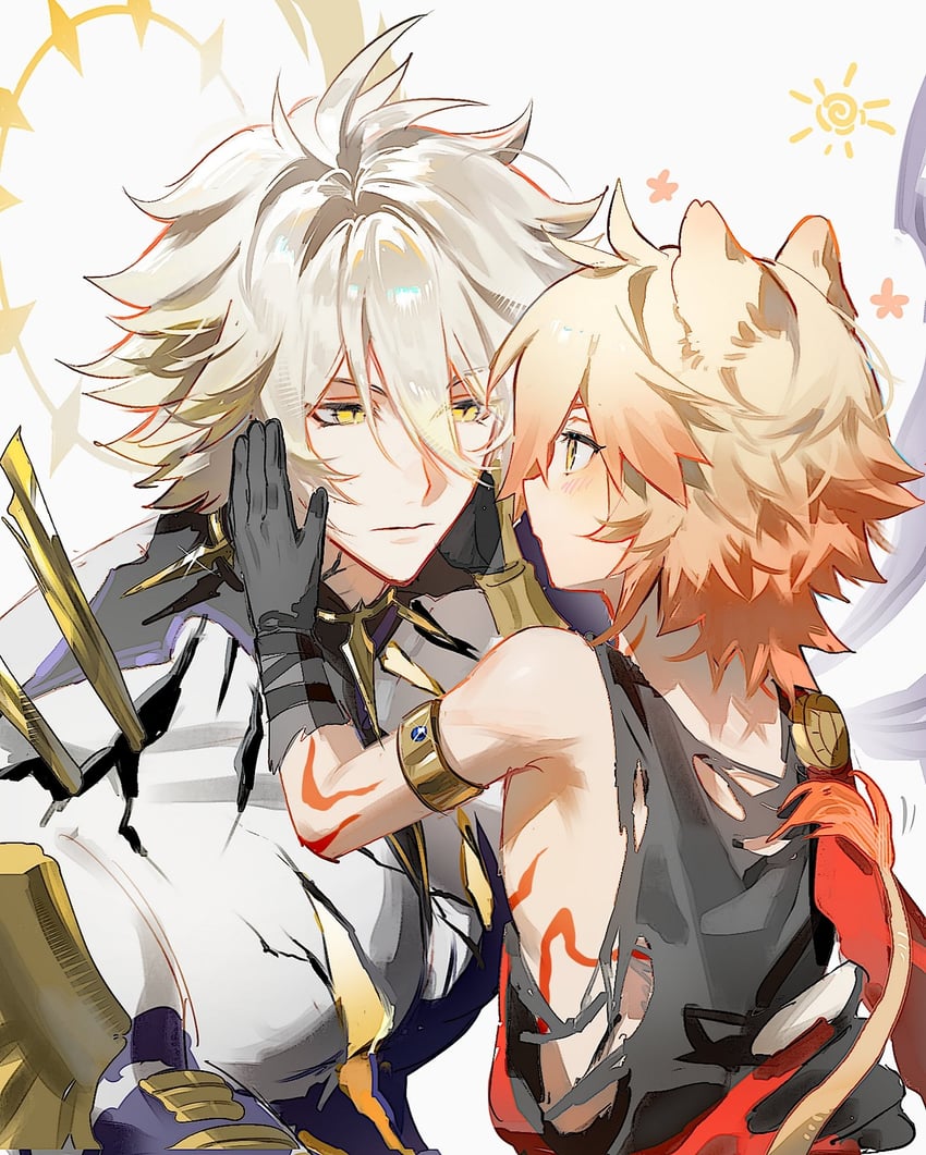 phainon and mydei (honkai and 1 more) drawn by suirandanshihao