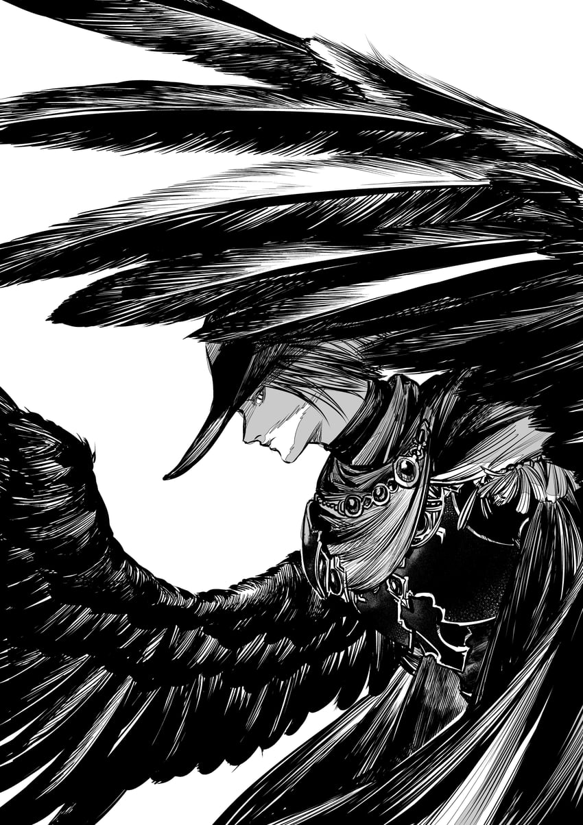 zero and reaper (final fantasy and 1 more) drawn by sia_2dductility
