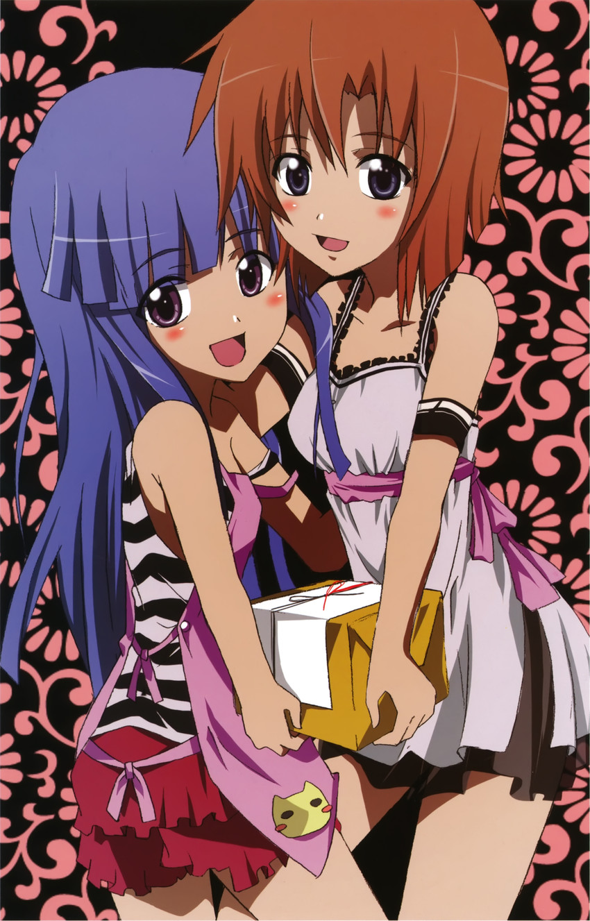 furude rika and ryuuguu rena (higurashi no naku koro ni) drawn by tonogai_yoshiki