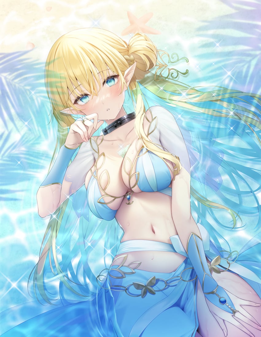 lilia (elf seidorei to kizuku dungeon harem) drawn by navy_(navy.blue)