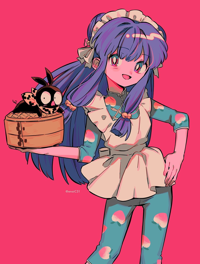 shampoo and p-chan (ranma 1/2) drawn by menma_(enaic31)