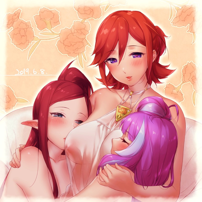 mikumo guynemer, kaname buccaneer, and mirage farina jenius (macross and 1 more) drawn by sasanoneko