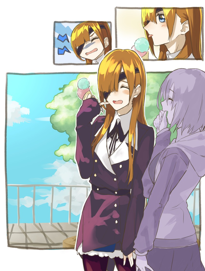 mash kyrielight and ophelia phamrsolone (fate and 1 more) drawn by mitsurugi_sugar