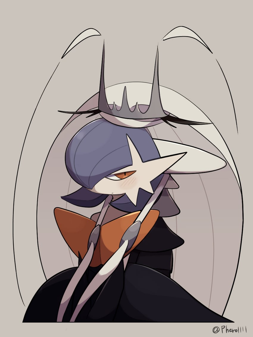 gardevoir, mega gardevoir, and pheromosa (pokemon) drawn by a-nya