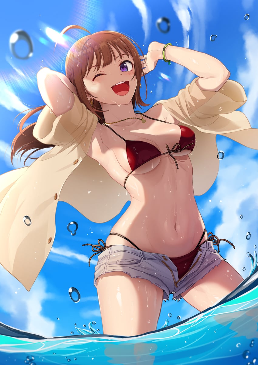 yokoyama nao (idolmaster and 2 more) drawn by kamille_(vcx68)