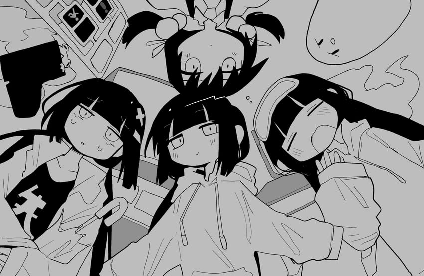 kaai yuki and osage (vocaloid and 4 more) drawn by hakaba_(ksni_tbn)