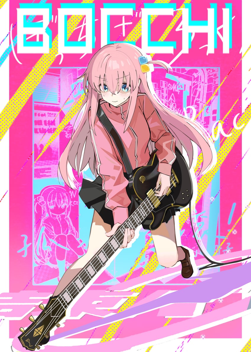 gotoh hitori (bocchi the rock!) drawn by xiao_pang_pang_pang_pang_wang