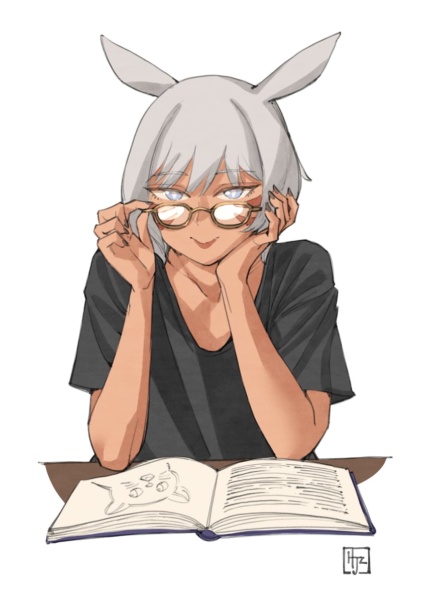 y'shtola rhul (final fantasy and 1 more) drawn by hjz_(artemi)