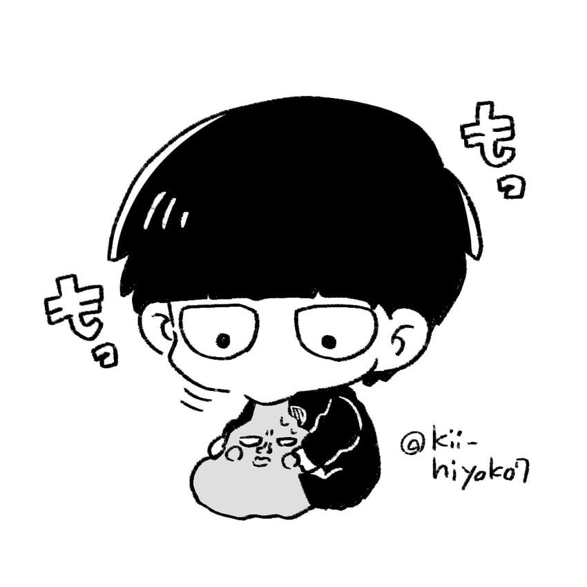 kageyama shigeo and ekubo (mob psycho 100) drawn by kii_hiyoko7