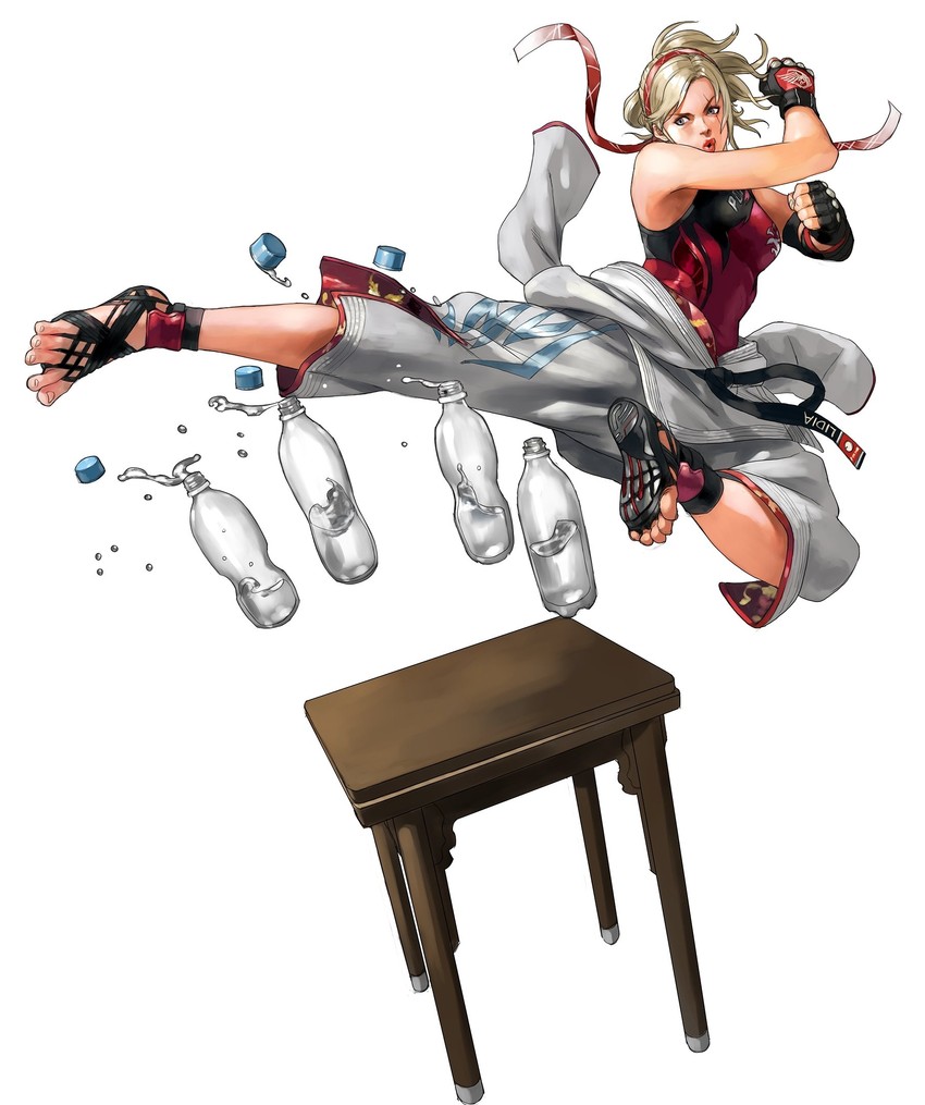 lidia sobieska (tekken and 1 more) drawn by junny