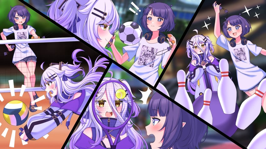 ninomae ina'nis, takodachi, and henya the genius (hololive and 3 more) drawn by mikumoreau