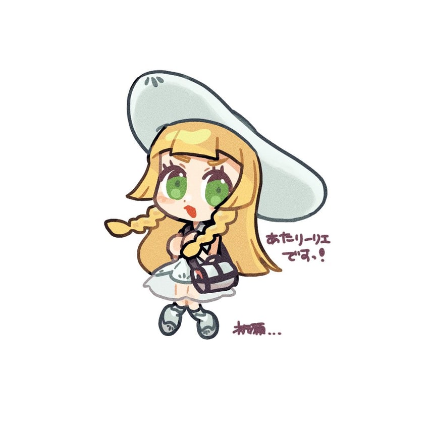 lillie (pokemon and 1 more) drawn by daifuku_(pokefuka_art)