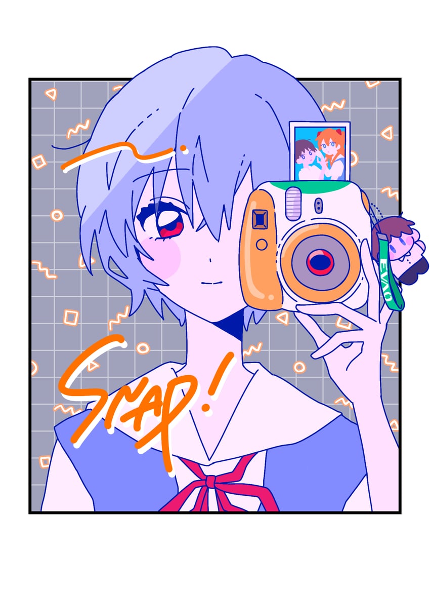 souryuu asuka langley, ayanami rei, and ikari shinji (neon genesis evangelion) drawn by user_aker2847