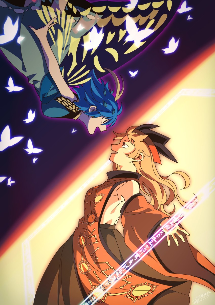 matara okina and eternity larva (touhou) drawn by shikido_(khf)