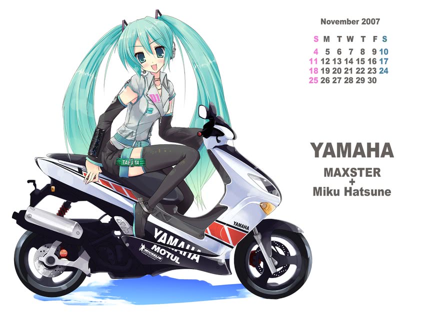 hatsune miku and michelin man (vocaloid and 2 more) drawn by ayase_hikaru