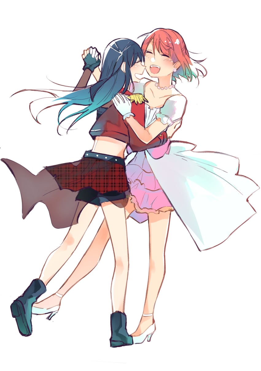 yuki setsuna and uehara ayumu (love live! and 1 more) drawn by myonmukyuu