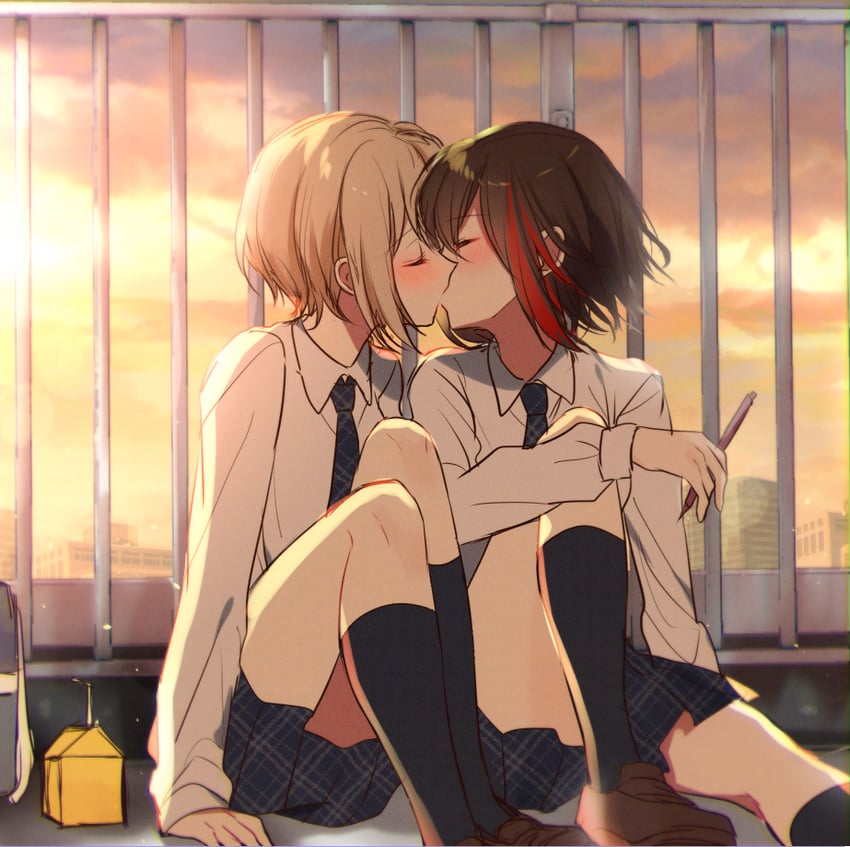 mitake ran and aoba moca (bang dream!) drawn by mizukikushou