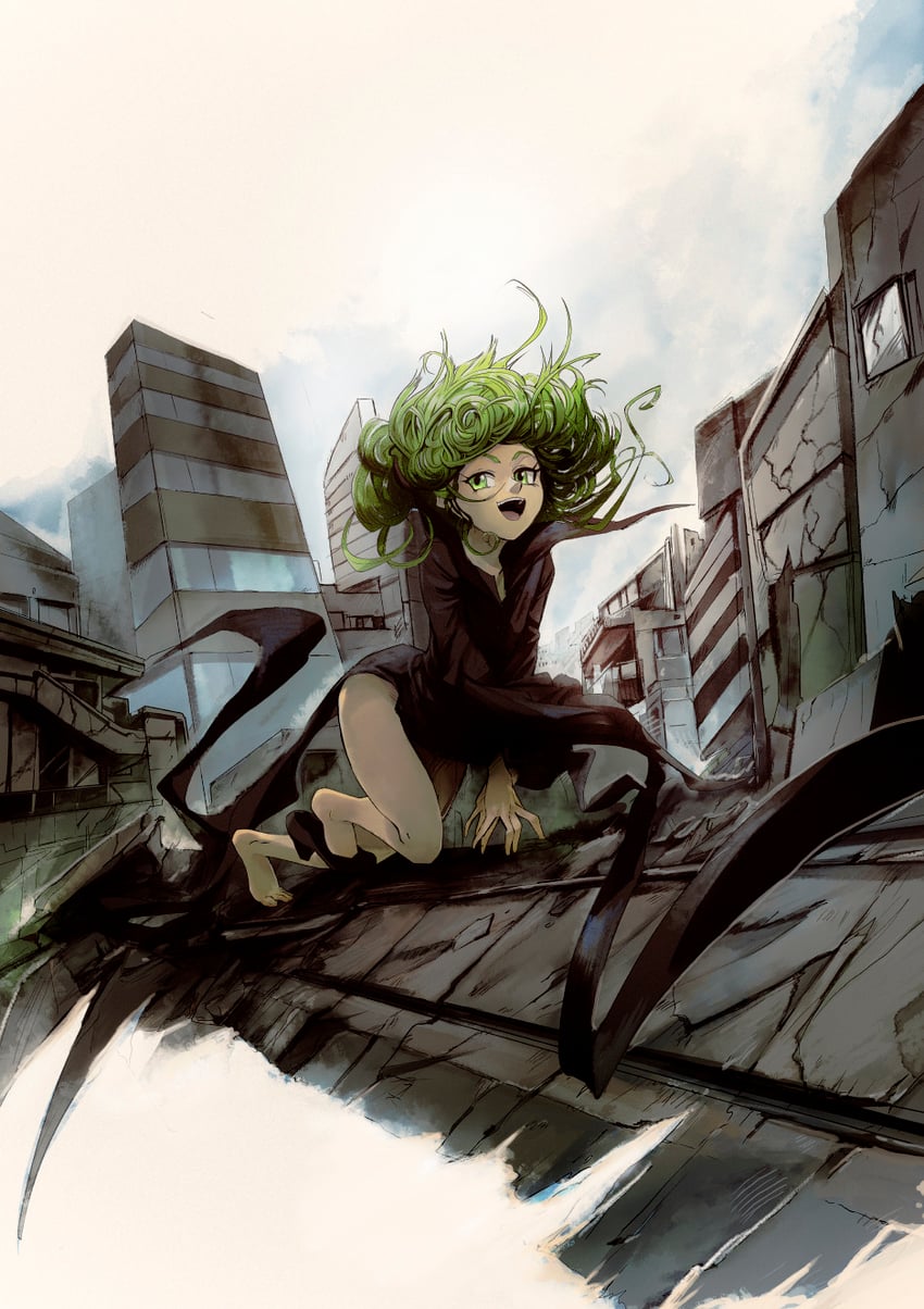 tatsumaki (one-punch man) drawn by phil_dragash