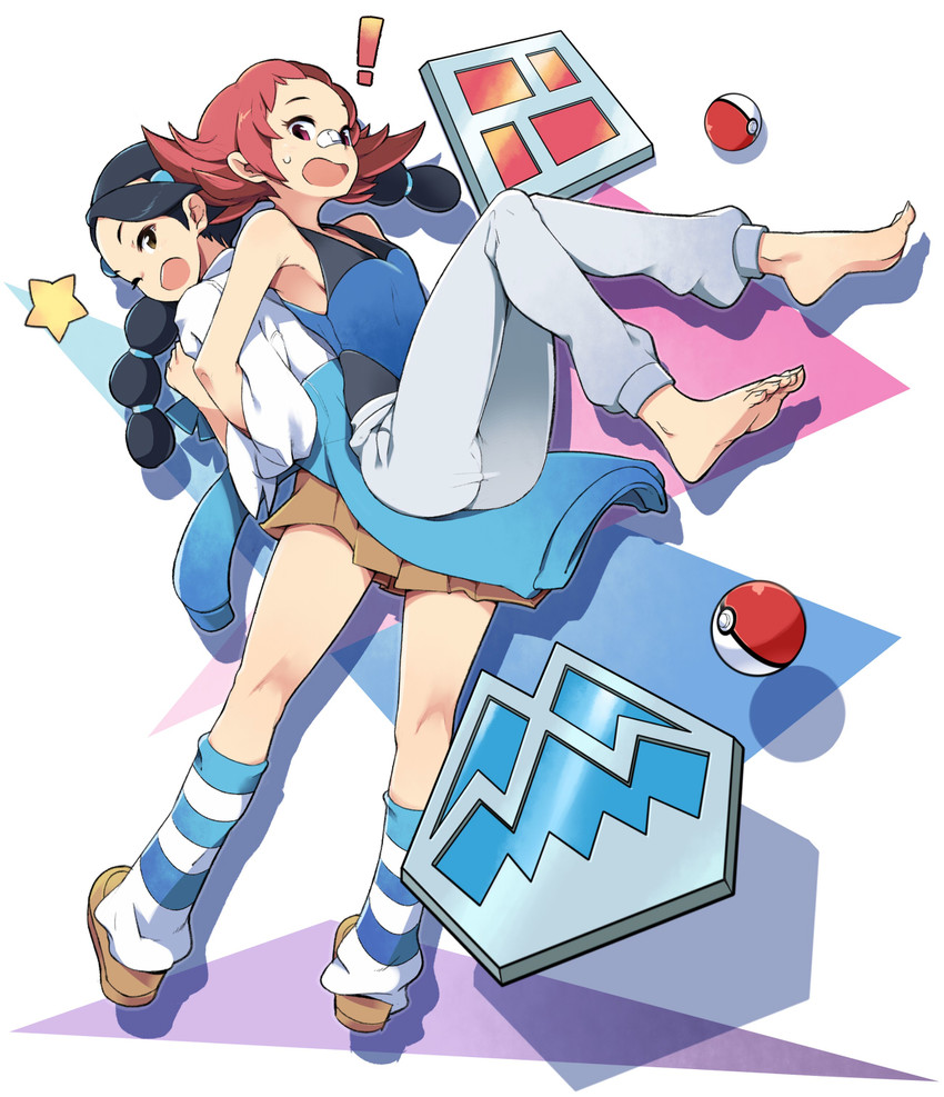 candice and maylene (pokemon and 1 more) drawn by tm_(hanamakisan)