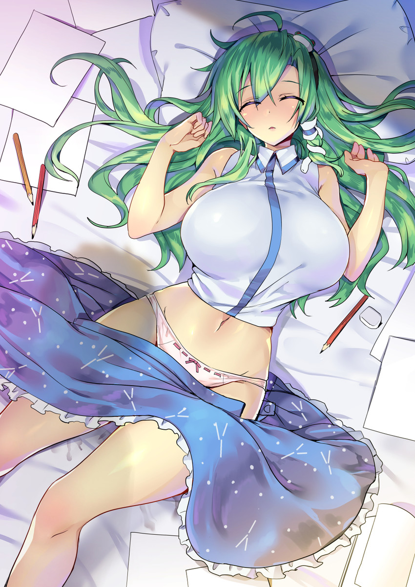 kochiya sanae (touhou) drawn by koikawa_minoru
