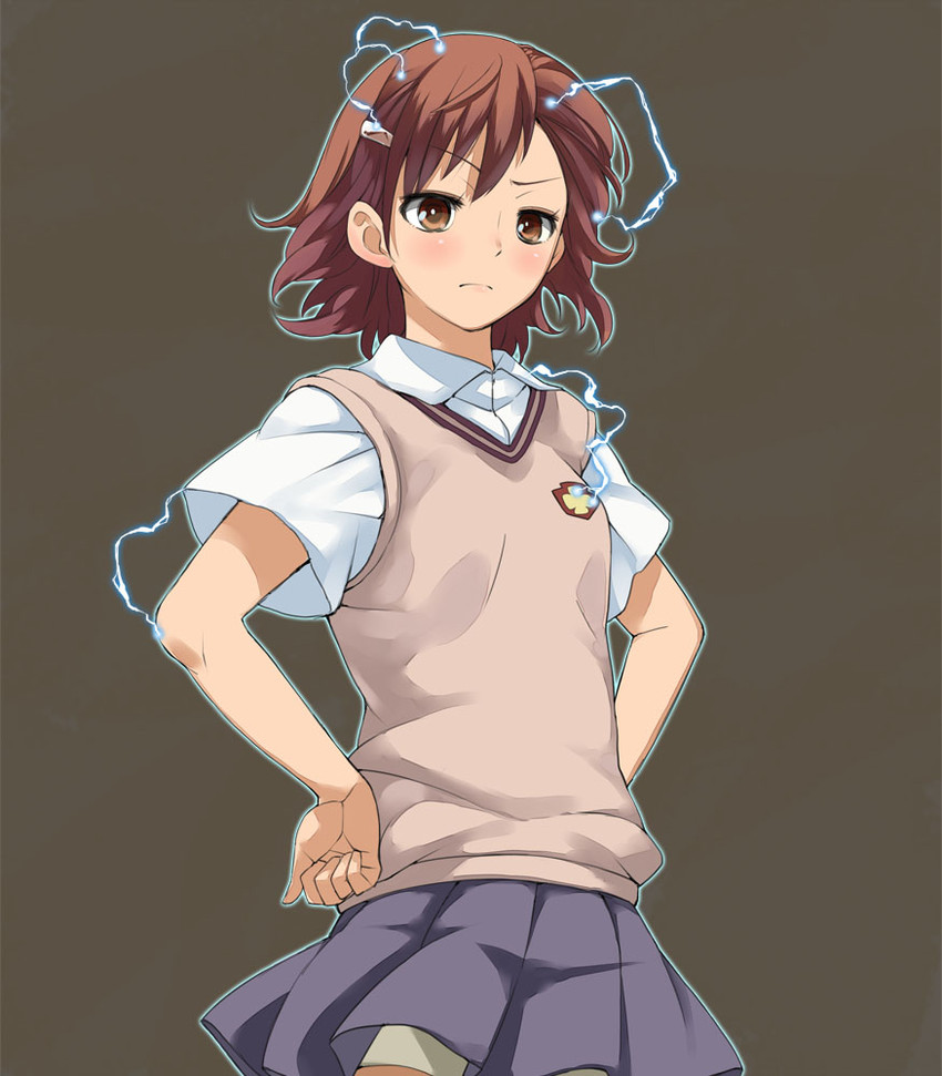 misaka mikoto (toaru majutsu no index and 1 more) drawn by cho_bi