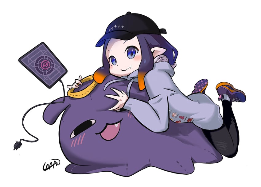 ninomae ina'nis, takodachi, and ao-chan (hololive and 1 more) drawn by laaaw444