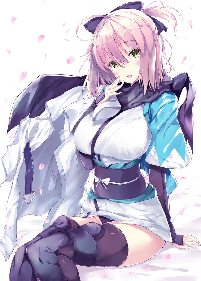 okita souji (fate and 1 more) drawn by noto_kurumi