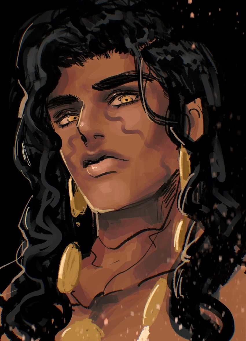 mohammed avdol (jojo no kimyou na bouken and 1 more) drawn by jettydaze