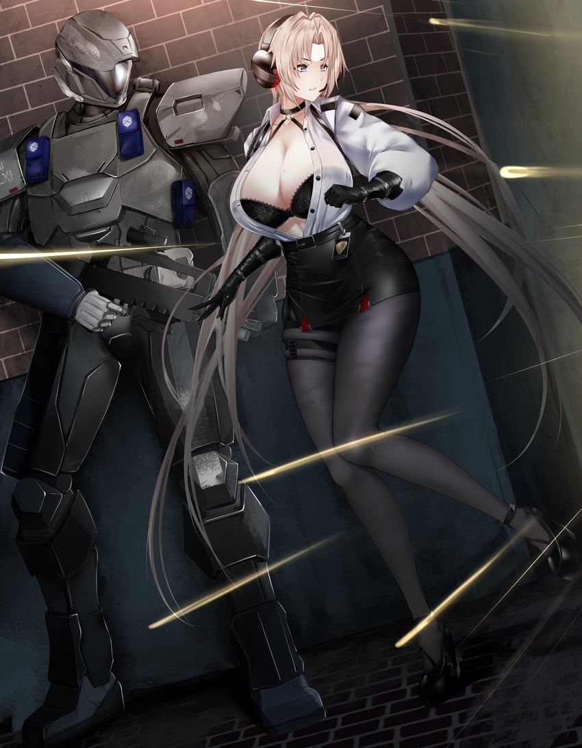 kronshtadt and titan (azur lane and 1 more) drawn by irkawaza