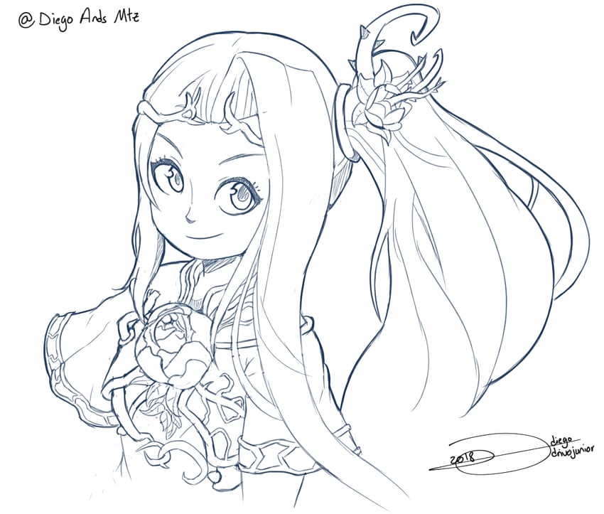 viridi (kid icarus and 1 more) drawn by diegoandsmtz