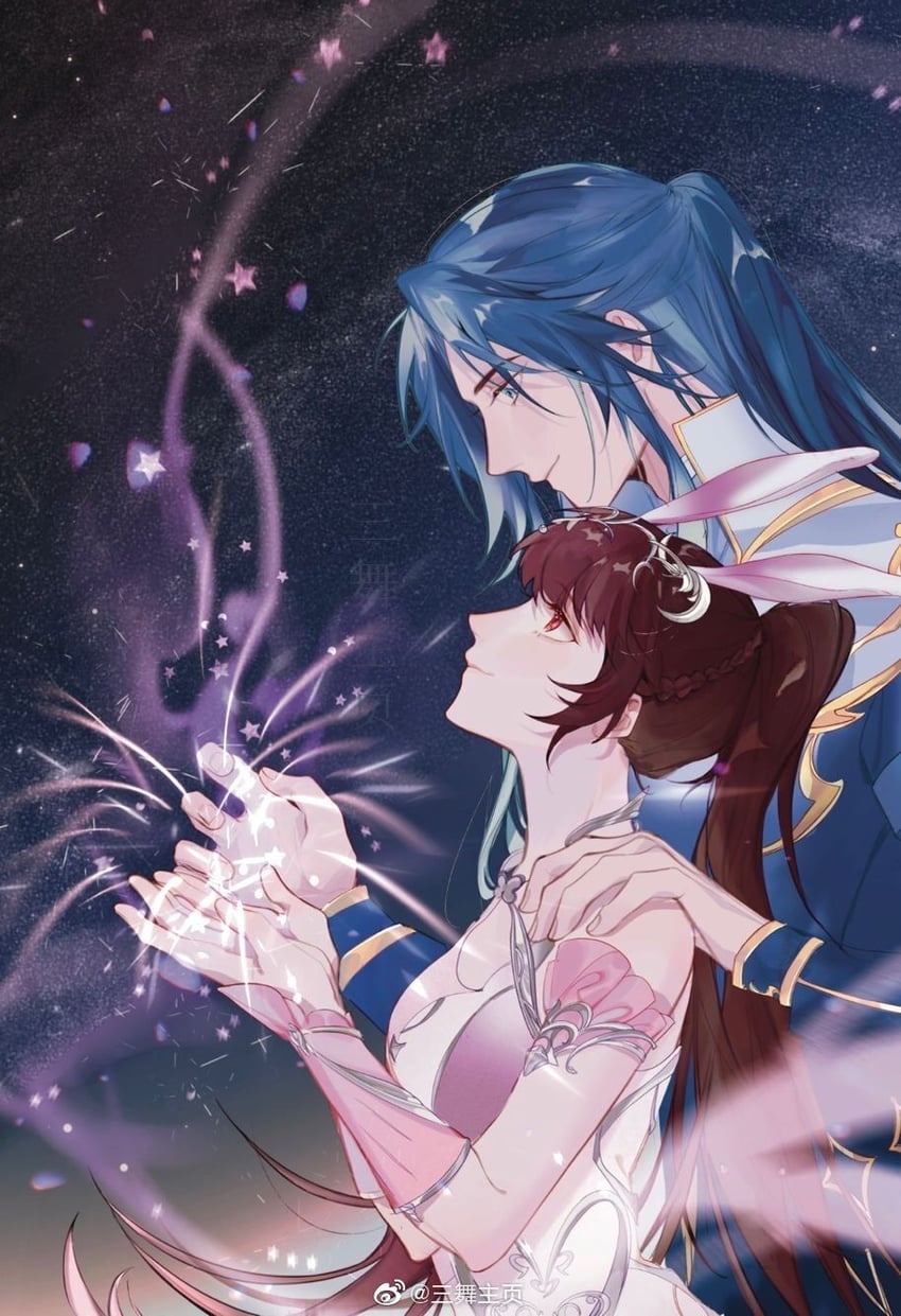 xiao wu and tang san (douluo dalu) drawn by san_wu_zhuye