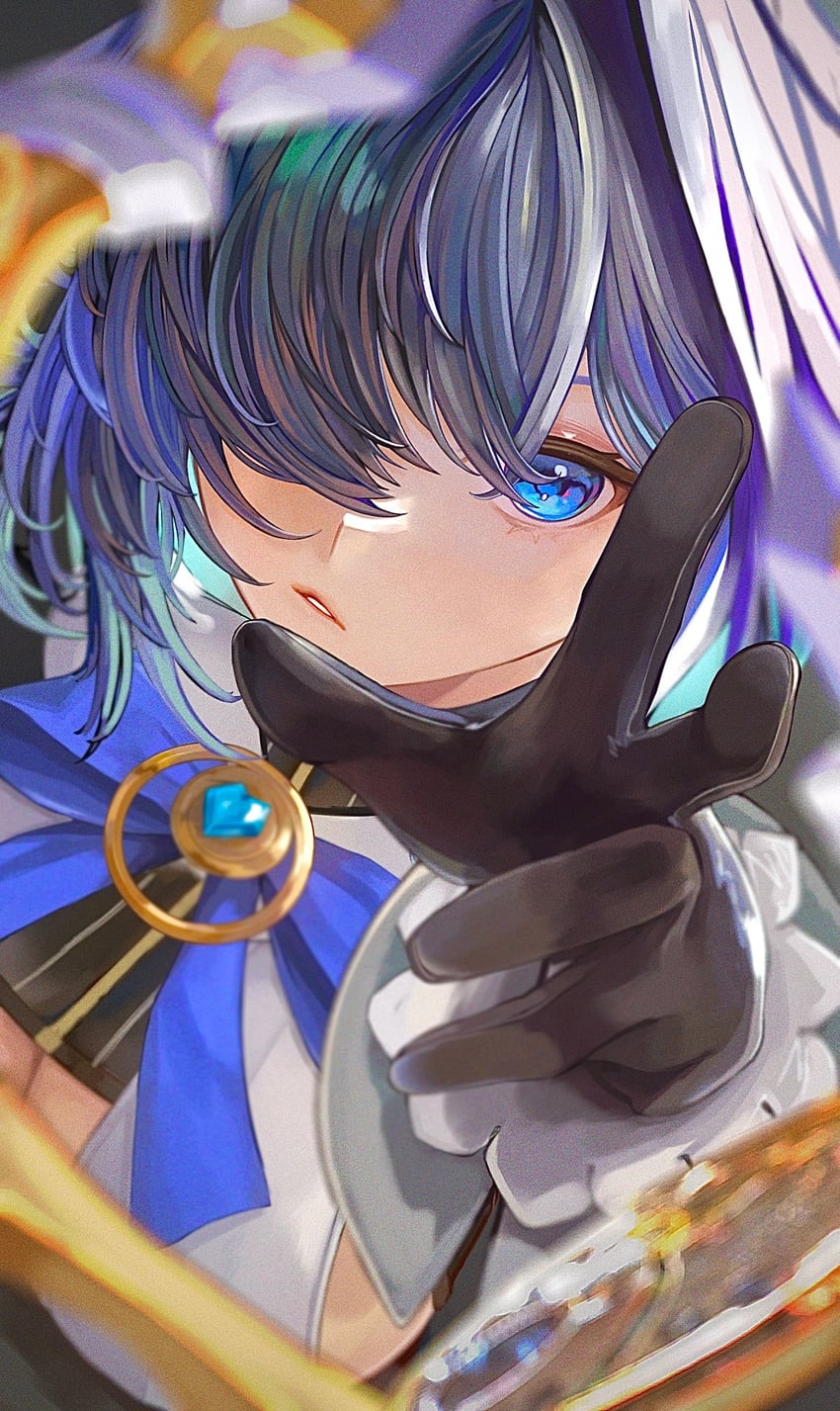 ouro kronii (hololive and 1 more) drawn by puruisu