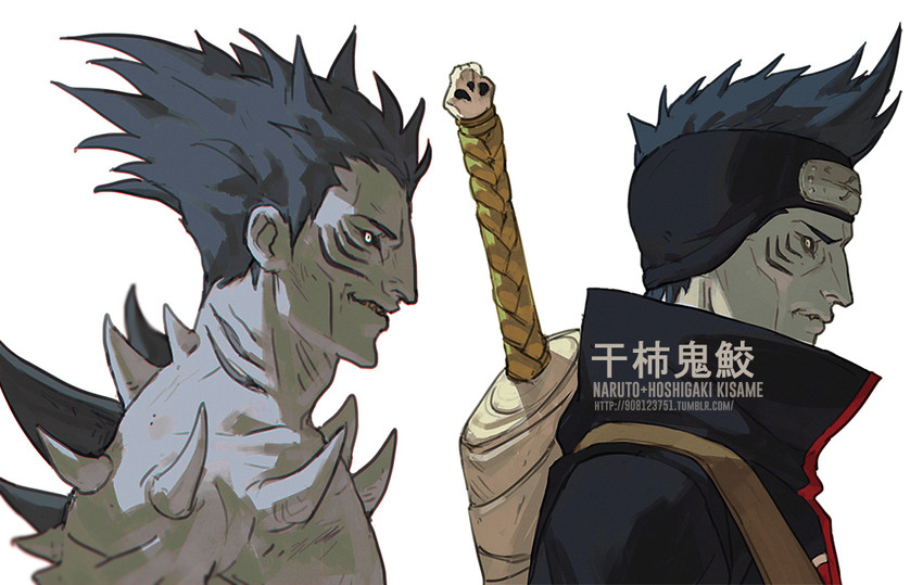 hoshigaki kisame (naruto) drawn by fisher903
