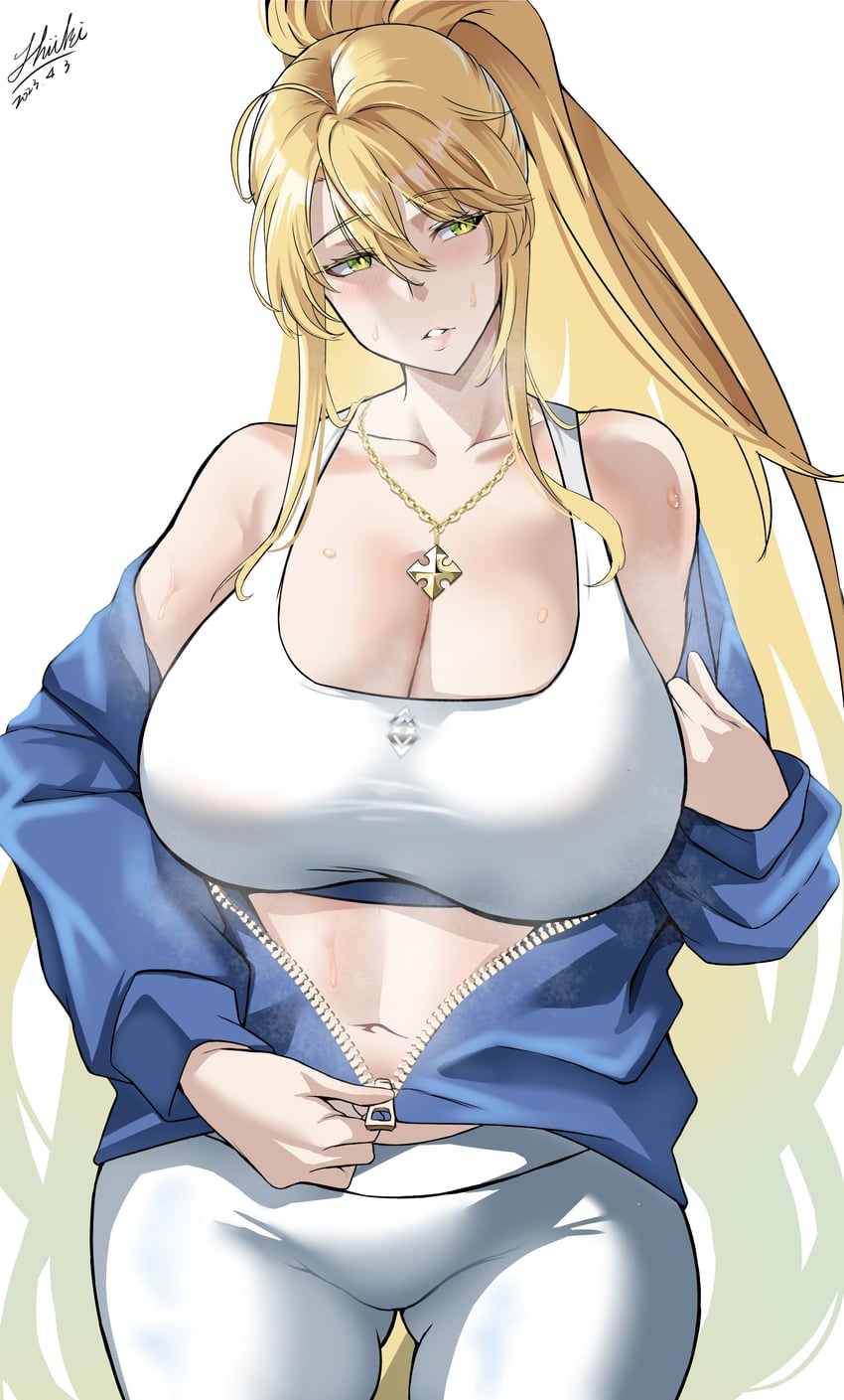 artoria pendragon (fate and 1 more) drawn by shiki_(love-saber)