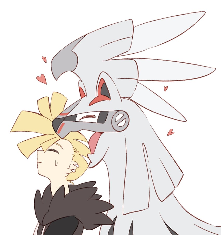gladion and silvally (pokemon and 1 more) drawn by oe_(yamifuti)