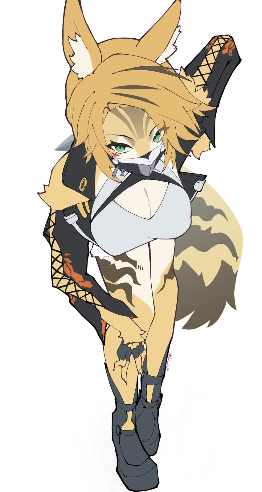 pulchra fellini (zenless zone zero) drawn by jin_(jjj)