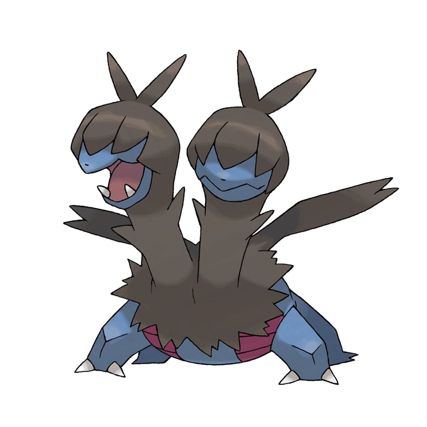 zweilous (pokemon and 1 more) drawn by sugimori_ken