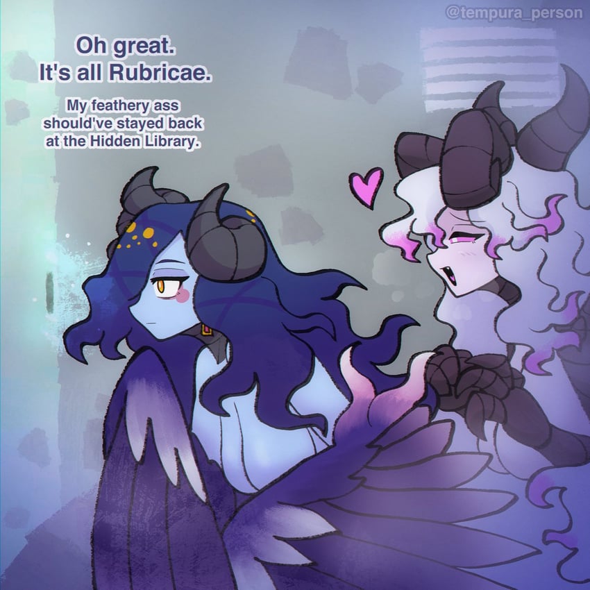 slaanesh and tzeentch (warhammer 40k and 1 more) drawn by tempura_person