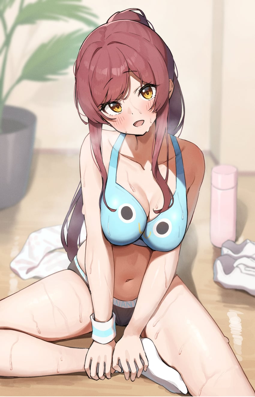 osaki amana (idolmaster and 1 more) drawn by wanimaru