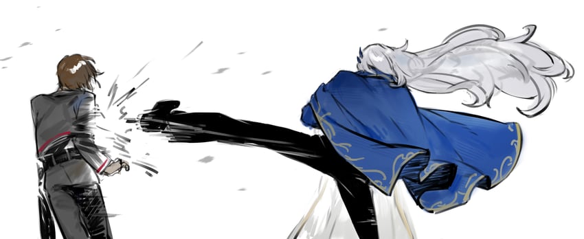 outis, argalia, and eileen (project moon and 2 more) drawn by nishikujic