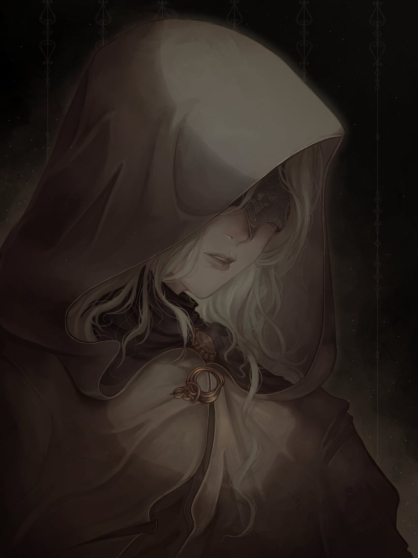 fire keeper (elden ring and 3 more) drawn by lnlil